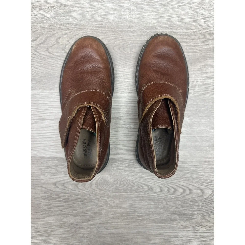 Johnston & Murphy Kids Boys Mcguffey Chukka Sneaker Brown Full Grain Size 10M‎